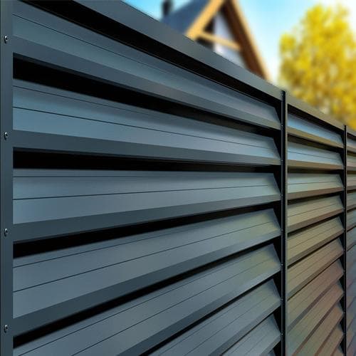 Louvered Fence